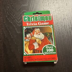 Christmas Trivia Game Car Game Over 100 Questions